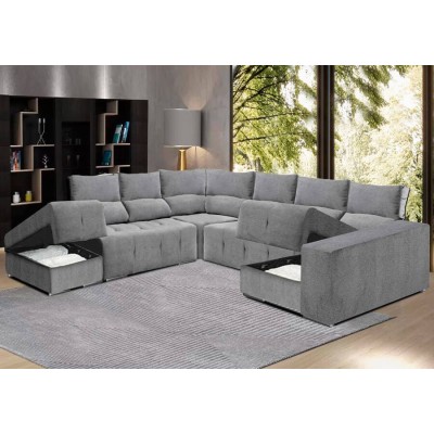 Sofá Esquina c/Cama Zeus Maxi Plus (320x350x150cm)