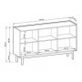 Aparador Boho 3 Puertas (83cm Alto)