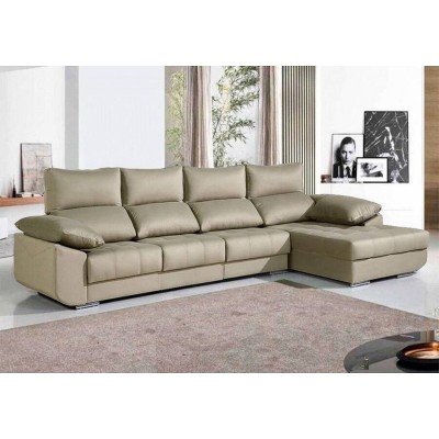 Sofá 3L + Chaise Long Romeo (380x145cm)