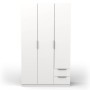 Armario 3 Puertas de abrir + 2 Cajones Ghost