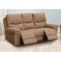 Pack Sofá 3 Plazas con Relax Eléctrico + Sillón Relax Eléctrico América (Marrón)