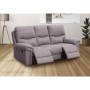Pack Sofá 3 Plazas con Relax Eléctrico + Sofá 2 Plazas con Relax Manual América (Gris)