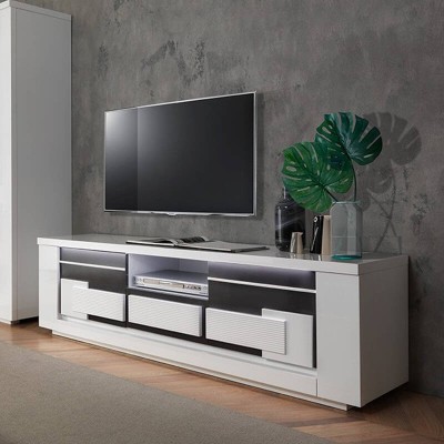 Base de TV lacada Bellariva (con luz LED)