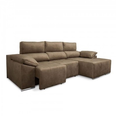 2L Sofá + Chaise Long c/ Cama River (270x165cm)