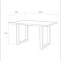 Mesa de Comedor Fija Ondas