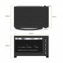 Horno Eléctrico HR 38 Litros (2000W)