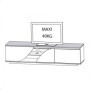 Base TV Goya 200cm (c/ Luz LED)