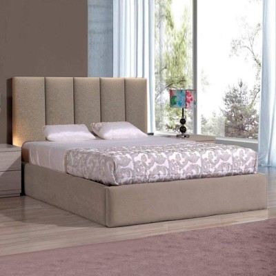Cama tapizada de matrimonio Alina + Colchón Opc.