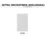 Pack Sofá Cama Click-Clack Defne + Cadeirão Venedik (Creme)