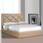 Cama Tapizada De Matrimonio Luana + Colchón Opc.