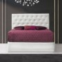 Cama Tapizada de matrimonio Elis C/cabecero recto + Colchón Opc.