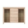 Aparador Kaspian 2 puertas + 5 cajones (con luz LED)