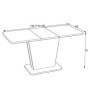 Mesa de Comedor Extensible Lali (110/145x75x68cm)