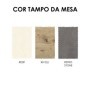 Mesa de Comedor Extensible Begum (120/185x76x75cm)