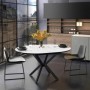 Mesa de Comedor Extensible Dobok (145/110x110x77cm)