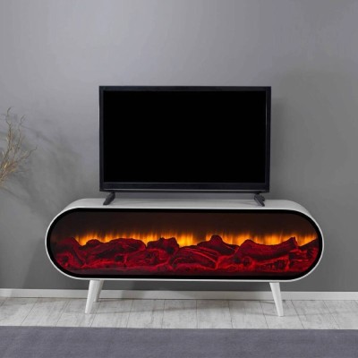 TV base con Ef. Chimenea y hermana. Sonido Inc. Ilgaz (160x65x40cm)