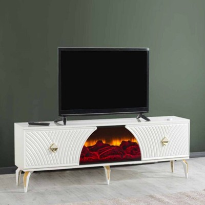 TV Base con Ef. Chimenea y Sis. Sonido Inc. Venedik
