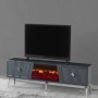 TV base con Ef. Chimenea y hermana. Sonido Inc. Lizbon (180x58x36cm)