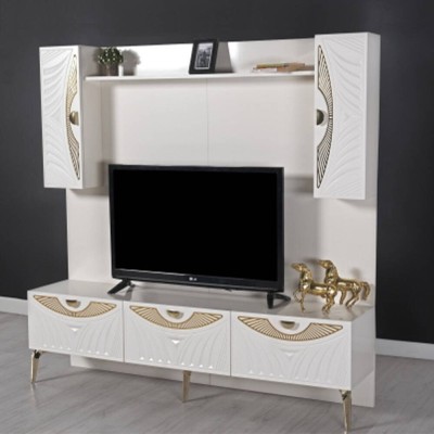 Librería Completa Aras (180x180x45cm)