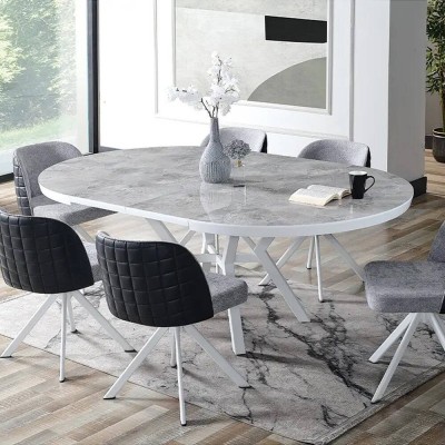 Mesa de Comedor Extensible Toledo (210/170/130x75x130cm)