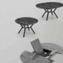 Mesa de Comedor Extensible Rupa (160/120x75x120cm)