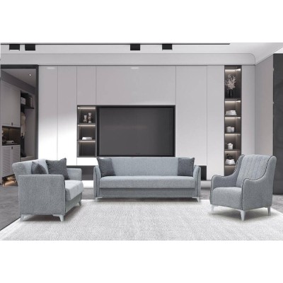Pack Sofá Cama Click-Clack 3 Plazas + Sofá Cama Click-Clack 2 Plazas + Sillón Nayara