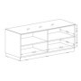 Base TV 119,8cm Helio