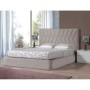 Cama Doble Tokyo Tapizada + Colchón Opc