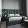 Cama de Casal Estofada Moscovo + Colchón Opc.