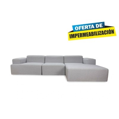 Sofá 2L + Chaise Long Everest (318x170cm) Con Oferta Impermeabilización