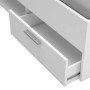 Pack Cama Michigan Blanca + Somier + Colchón Basic 15HR (200x140cm)
