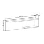 Mueble de Salón Completo Europa 1 (c/ Luz LED)