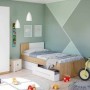 Cama juvenil de madera con cajones Noa