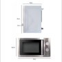 Microondas con Grill MWG Acero Inoxidable (20 Litros)