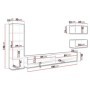 Mueble de Salón Completo Amadeo (c/ Luz LED)