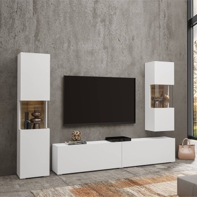 Pack Mueble de Salón Completo Ava 1 (c/ Luz Led)