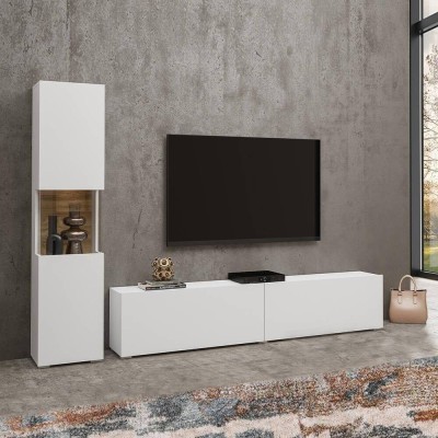 Pack Mueble de Salón Completo Ava 4 (c/ Luz Led)