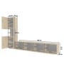 Mueble de Salón Completo Ava 5 (c/ Luz Led)