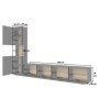 Mueble de Salón Completo Ava 6 (c/ Luz Led)