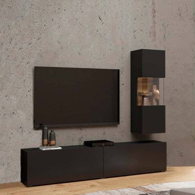 Pack Mueble de Salón Completo Ava 9 (c/ Luz Led)