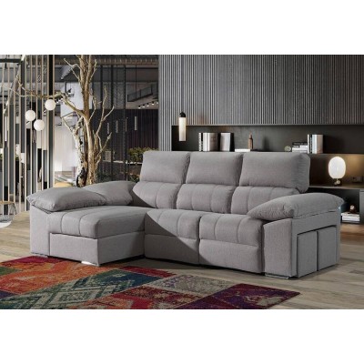 Sofá 2 Plazas Relax + Chaise Long Garden (300x160cm)