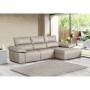 Sofá 2 Plazas + Chaise Longue con Doble Relax Eléctrico Hades (300x165cm)