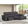 Sofá 2 Plazas + Chaise Longue con Doble Relax Eléctrico Hades (300x165cm)
