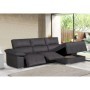Sofá 2 Plazas + Chaise Longue con Doble Relax Eléctrico Hades (300x165cm)