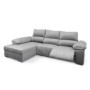 Sofá 2 Plazas + Chaise Longue con Doble Relax Eléctrico Hades (300x165cm)