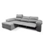 Sofá 2 Plazas + Chaise Longue con Doble Relax Eléctrico Hades (300x165cm)