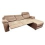 Sofá 2L + Chaise Long Relax con Función Eléctrica Menfis (276x187cm)
