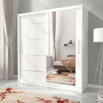 Armario 2 Puertas Correderas c/ Espejo Maja 1 Alu