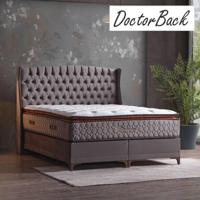 Cama Estofada Casal Diamond + Colchão Opc.