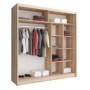 Armario 2 Puertas Correderas c/ Espejo Mika 4